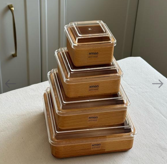 ست پذیرایی 4 تکه دربدار چوبی لیمون کد محصول 2458